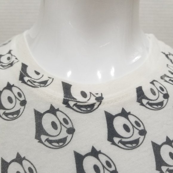 Felix The Cat shirt Small all over print cartoon retro style graphic cotton Y2K - Picture 7 of 12